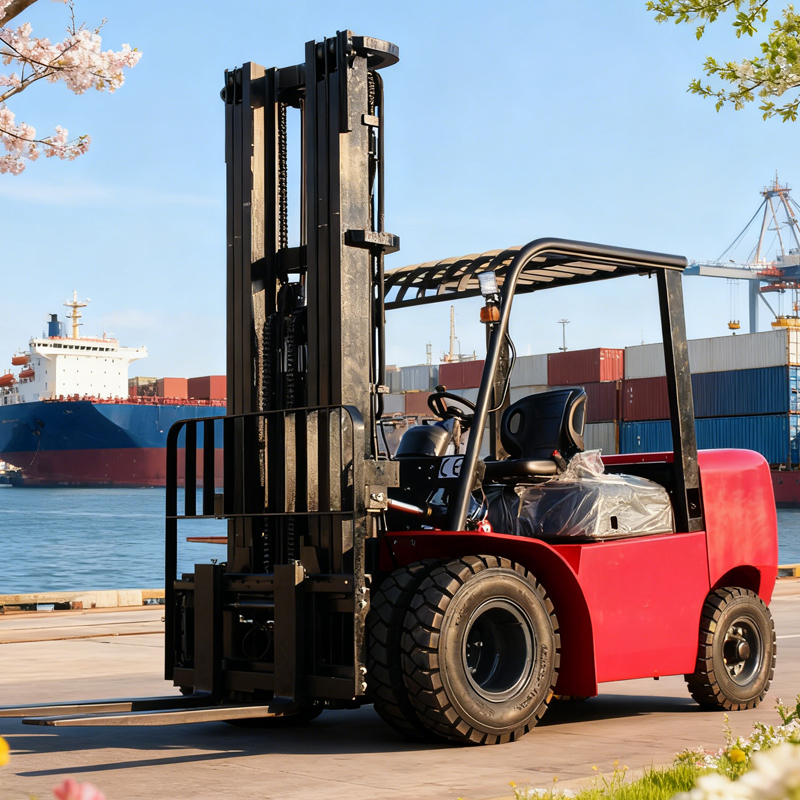 Heavy Duty 8 Ton Diesel Forkli - Heavy Equipment Lift recension och pris