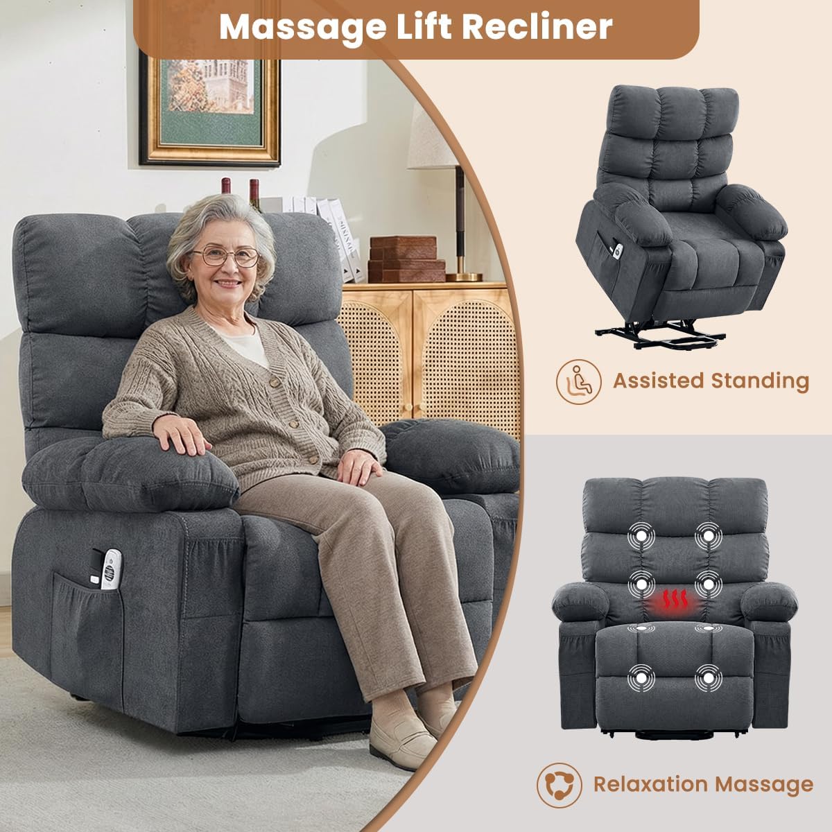 Power Lift Recliner Chair for  - Heavy Equipment Lift recension och pris
