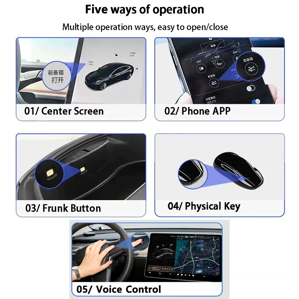 Auto Power Frunk 3.0 for Tesla - Heavy Equipment Lift recension och pris