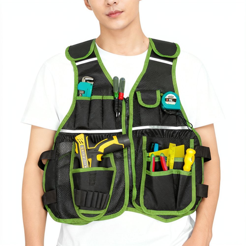 Ergonomic Tool Vest Workwear F - Heavy Equipment Electrician recension och pris